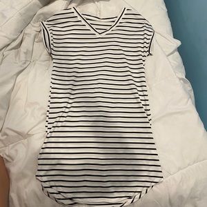 Black and White T Shirt Dress